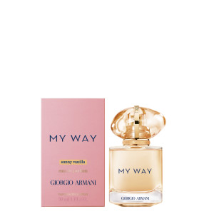 My Way Sunny Vanilla - Fruchtig-florales Eau de Parfum für Damen - Noten von Ananas, Tuberose, Jasmin und Vanille My Way Sunny Vanilla - Fruchtig-florales Eau de Parfum für Damen - Noten von Ananas, Tuberose, Jasmin und Vanille